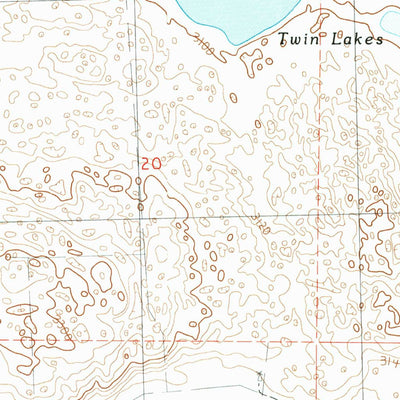 United States Geological Survey Square Lake, NE (1987, 24000-Scale) digital map