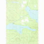 United States Geological Survey Square Lake West, ME (1986, 24000-Scale) digital map