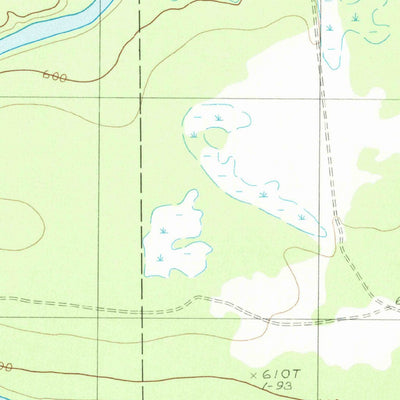 United States Geological Survey Square Lake West, ME (1986, 24000-Scale) digital map