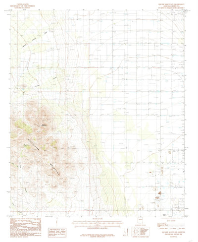 United States Geological Survey Square Mountain, AZ (1985, 24000-Scale) digital map