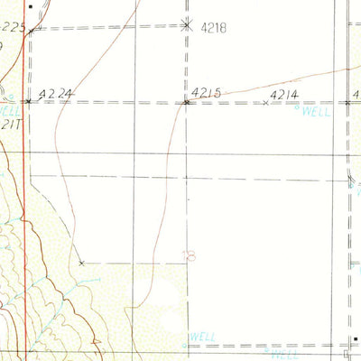 United States Geological Survey Square Mountain, AZ (1985, 24000-Scale) digital map