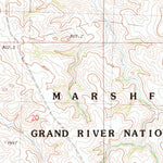 United States Geological Survey Square Top Butte, SD (1983, 24000-Scale) digital map