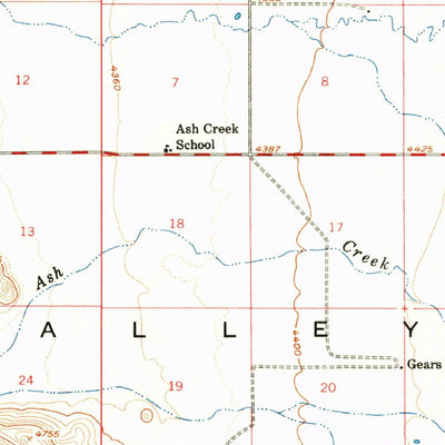 United States Geological Survey Square Top Hills, AZ (1958, 62500-Scale) digital map