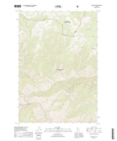 United States Geological Survey Square Top, ID (2020, 24000-Scale) digital map