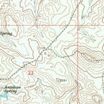 United States Geological Survey Square Top, WY (1964, 24000-Scale) digital map