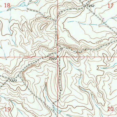 United States Geological Survey Square Top, WY (1964, 24000-Scale) digital map