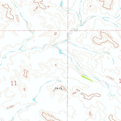 United States Geological Survey Squaretop Butte, ND (1974, 24000-Scale) digital map