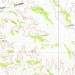 United States Geological Survey Squaretop Butte, ND (1974, 24000-Scale) digital map
