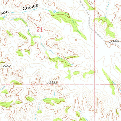 United States Geological Survey Squaretop Butte, ND (1974, 24000-Scale) digital map