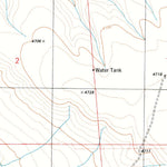 United States Geological Survey Squaretop Hills East, AZ (1996, 24000-Scale) digital map