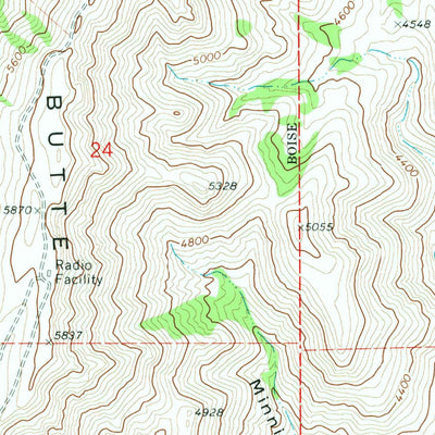 United States Geological Survey Squaw Butte, ID (1970, 24000-Scale) digital map