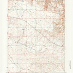 United States Geological Survey Squaw Butte NE, WY (1952, 24000-Scale) digital map