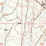 United States Geological Survey Squaw Butte NE, WY (1952, 24000-Scale) digital map