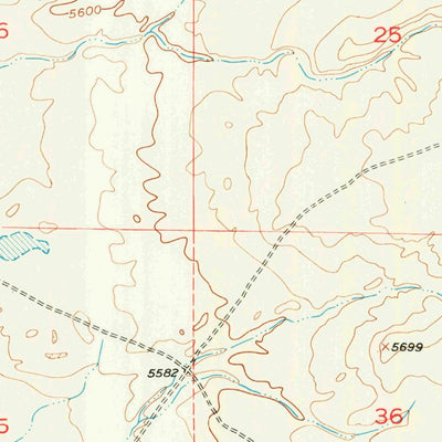 United States Geological Survey Squaw Butte, WY (1952, 24000-Scale) digital map