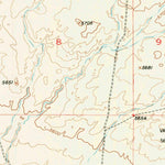United States Geological Survey Squaw Butte, WY (1952, 24000-Scale) digital map