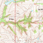 United States Geological Survey Squaw Creek, OK (1985, 24000-Scale) digital map