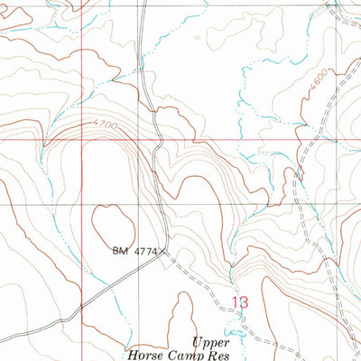 United States Geological Survey Squaw Flat, OR (1980, 24000-Scale) digital map