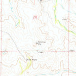 United States Geological Survey Squaw Gap, ND (1974, 24000-Scale) digital map