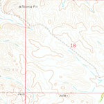 United States Geological Survey Squaw Gap, ND (1974, 24000-Scale) digital map