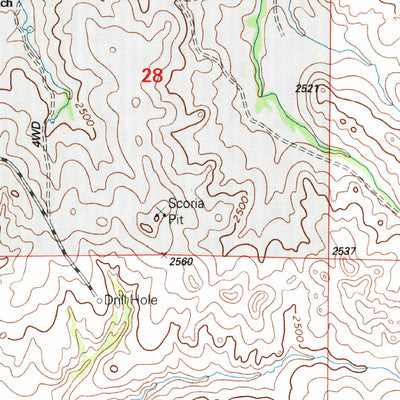 United States Geological Survey Squaw Gap, ND (1997, 24000-Scale) digital map