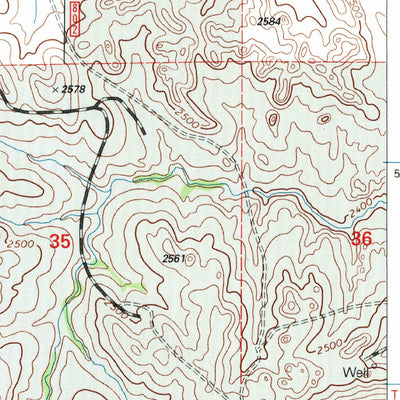 United States Geological Survey Squaw Gap, ND (1997, 24000-Scale) digital map