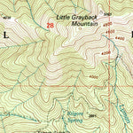 United States Geological Survey Squaw Lakes, OR-CA (1996, 24000-Scale) digital map