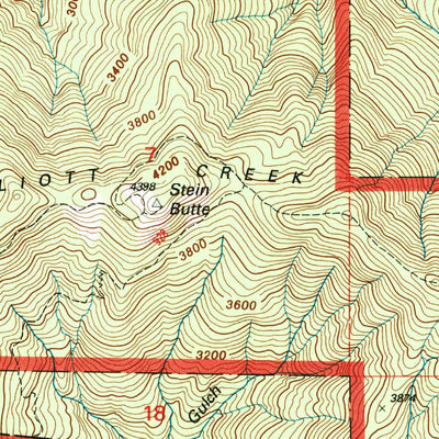 United States Geological Survey Squaw Lakes, OR-CA (1996, 24000-Scale) digital map
