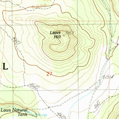 United States Geological Survey Squaw Mountain, AZ (1989, 24000-Scale) digital map