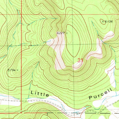 United States Geological Survey Squaw Peak, AZ (1980, 24000-Scale) digital map