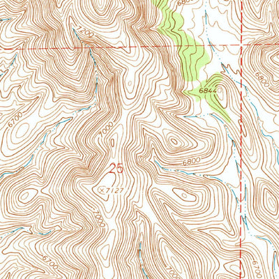 United States Geological Survey Squaw Peak, NM (1965, 24000-Scale) digital map