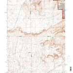 United States Geological Survey Squaw Spring, WY (1992, 24000-Scale) digital map