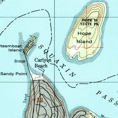 United States Geological Survey Squaxin Island, WA (1997, 24000-Scale) digital map