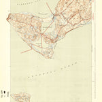 United States Geological Survey Squibnocket, MA (1944, 31680-Scale) digital map