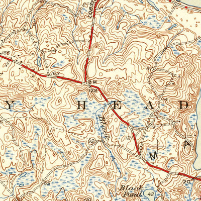 United States Geological Survey Squibnocket, MA (1944, 31680-Scale) digital map