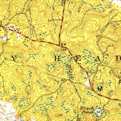 United States Geological Survey Squibnocket, MA (1951, 31680-Scale) digital map