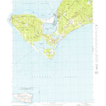 United States Geological Survey Squibnocket, MA (1972, 25000-Scale) digital map