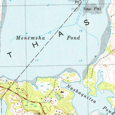 United States Geological Survey Squibnocket, MA (1972, 25000-Scale) digital map