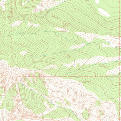 United States Geological Survey Squirrel Creek, CO (1965, 24000-Scale) digital map