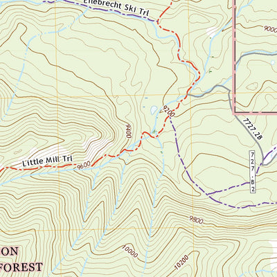 United States Geological Survey Squirrel Creek, CO (2022, 24000-Scale) digital map