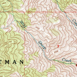 United States Geological Survey Squirrel Prairie, OR-ID (1995, 24000-Scale) digital map
