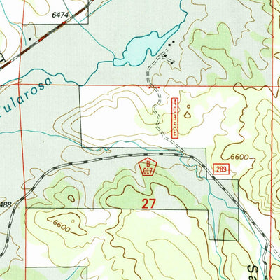 United States Geological Survey Squirrel Springs Canyon, NM (1999, 24000-Scale) digital map