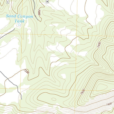 United States Geological Survey Squirrel Springs Canyon, NM (2020, 24000-Scale) digital map