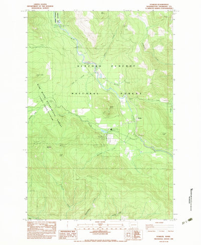 United States Geological Survey Stabler, WA (1983, 24000-Scale) digital map