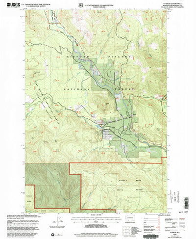 United States Geological Survey Stabler, WA (1998, 24000-Scale) digital map