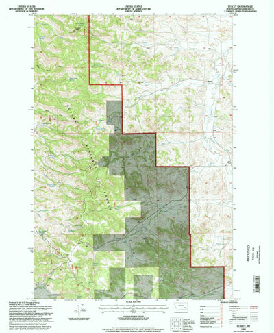 United States Geological Survey Stacey, MT (1995, 24000-Scale) digital map