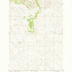 United States Geological Survey Stack Rocks, MT-WY (1970, 24000-Scale) digital map