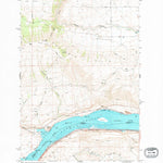 United States Geological Survey Stacker Butte, WA-OR (1974, 24000-Scale) digital map
