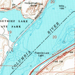 United States Geological Survey Stacker Butte, WA-OR (1974, 24000-Scale) digital map