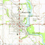 United States Geological Survey Stacyville, IA-MN (1972, 24000-Scale) digital map