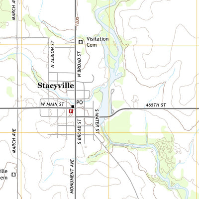 United States Geological Survey Stacyville, IA-MN (2013, 24000-Scale) digital map